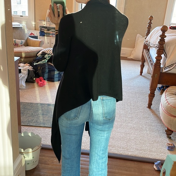 Two Bees Cashmere open front, medium, 100% cashmere, black - Picture 8 of 11